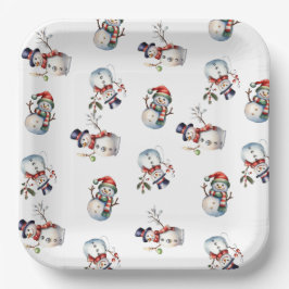 Plato De Papel Navidades