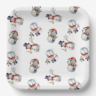 Plato De Papel Navidades