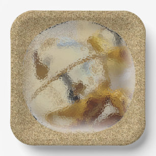 Plato De Papel Navidades Bell