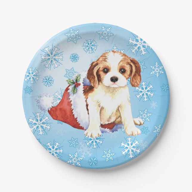 Plato De Papel Navidades Cavalier (Anverso)