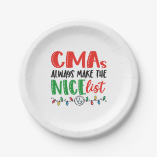 Plato De Papel Navidades CMA, Navidades de CMA