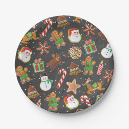 Plato De Papel Navidades cocina placas de papel de nieve