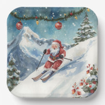 Navidades de esquí con Santa Claus en la montaña