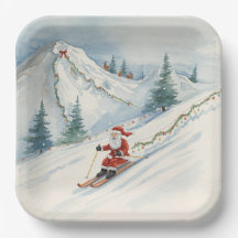 Navidades de esquí con Santa Claus en la montaña