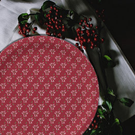 Plato De Papel Navidades de Fa La Festive Holly