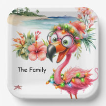 Navidades de Flamingo en julio en la playa