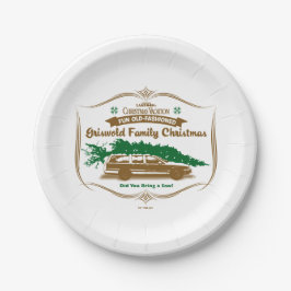 Plato De Papel Navidades de la familia Griswold divertidos y anti