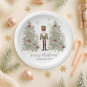 Plato De Papel Navidades de Nutcracker
