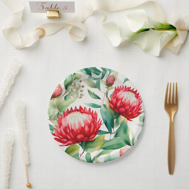Plato De Papel Navidades de pie (Boda)