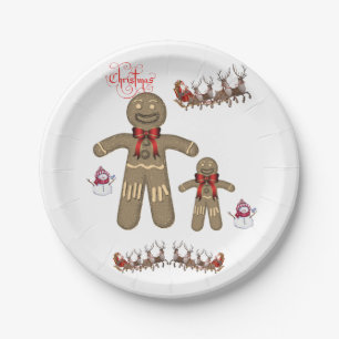 Plato De Papel Navidades de placas de papel