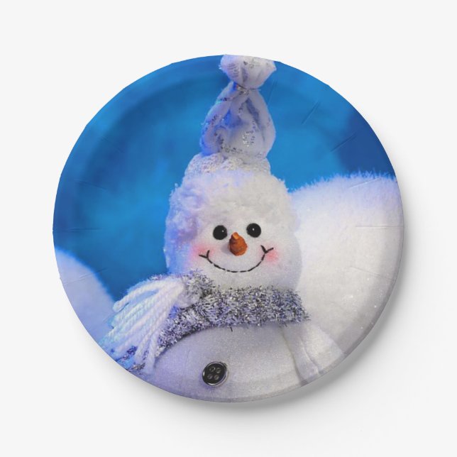 Plato De Papel Navidades de placas de papel (Anverso)