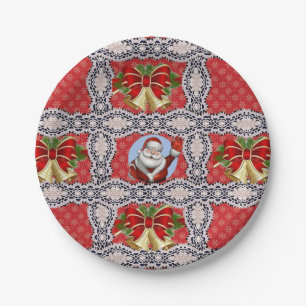 Plato De Papel Navidades de placas de papel