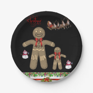 Plato De Papel Navidades de placas de papel