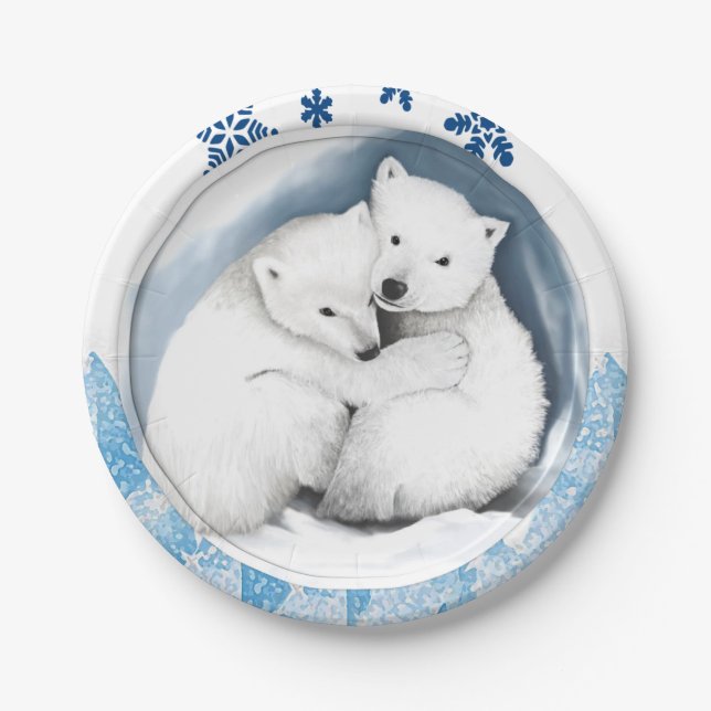 Plato De Papel Navidades de placas de papel (Anverso)