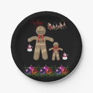 Plato De Papel Navidades de placas de papel
