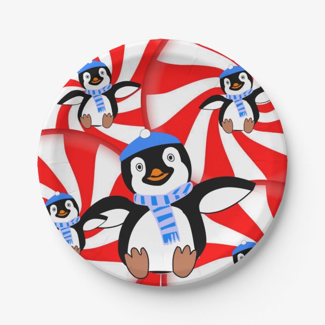 Plato De Papel Navidades de placas de papel (Anverso)