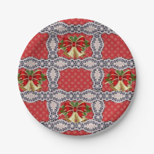 Plato De Papel Navidades de placas de papel