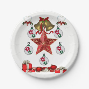 Plato De Papel Navidades de placas de papel
