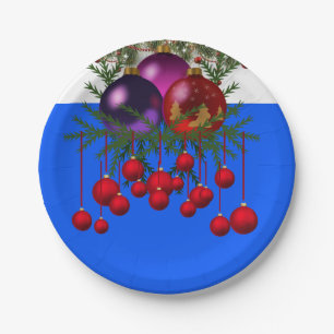 Plato De Papel Navidades de placas de papel