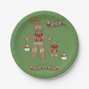 Plato De Papel Navidades de placas de papel
