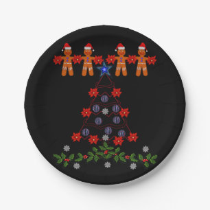 Plato De Papel Navidades de placas de papel