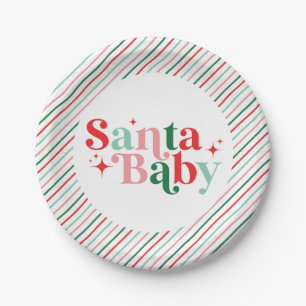 Plato De Papel Navidades de Santa María
