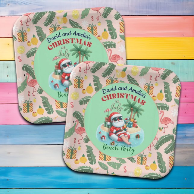 Plato De Papel Navidades de Santa María en Fiesta en julio (Subido por el creador)