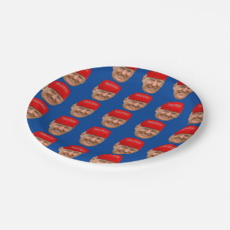Plato De Papel NAVIDADES de TRUMP MAGA