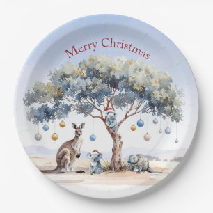 Plato De Papel Navidades del Kangaroo Koalas Platypus Gumtree Bau
