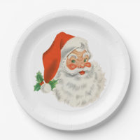 Navidades del Retro Vintage Jolly Santa Claus