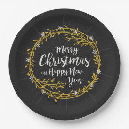 Plato De Papel Navidades Desearía las placas de papel