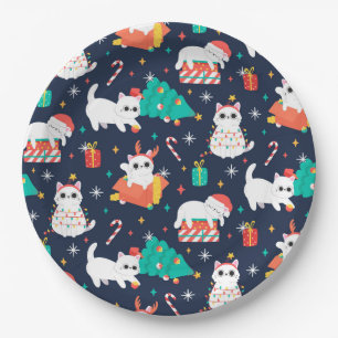 Plato De Papel Navidades divertidos