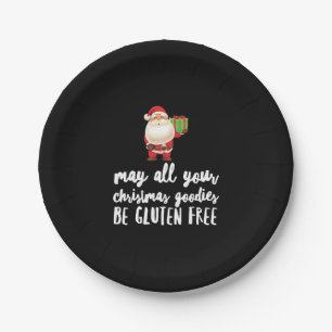 Plato De Papel Navidades divertidos Gluten Free