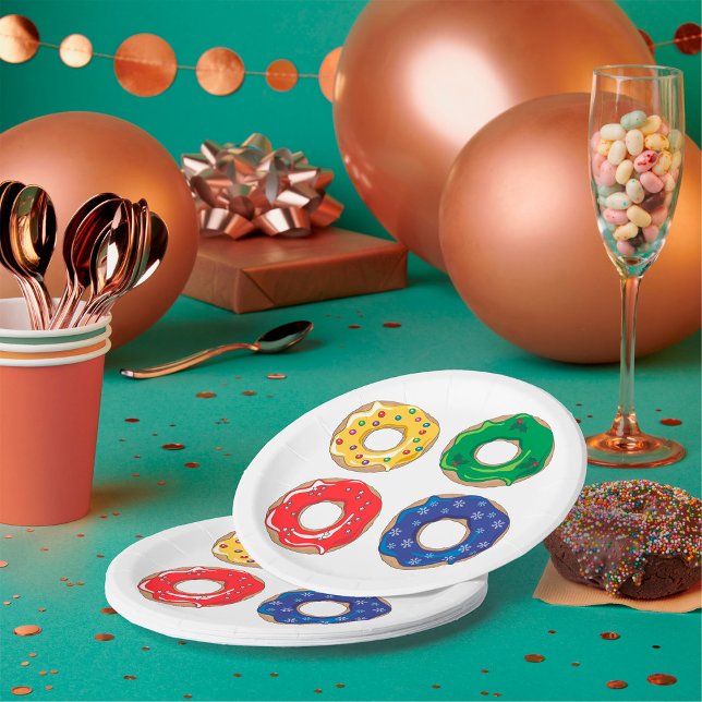 Plato De Papel Navidades donan placas de papel (Subido por el creador)