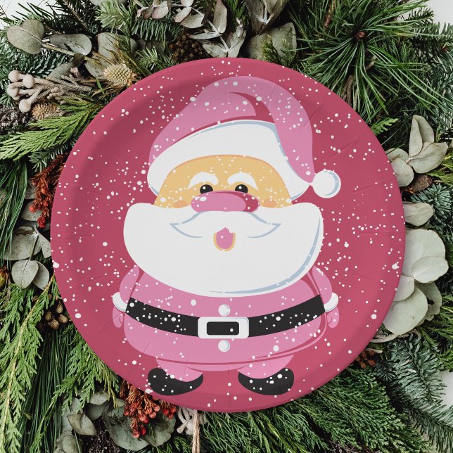 Plato De Papel Navidades extravagantes de Santa Claus (Subido por el creador)
