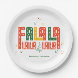 Plato De Papel Navidades familiares Karaoke Church Carols Service