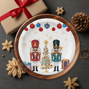 Plato De Papel Navidades festivos Ornamentos de desnudos Baby Sho