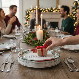 Plato De Papel Navidades Fiesta fiesta de vacaciones corporativas