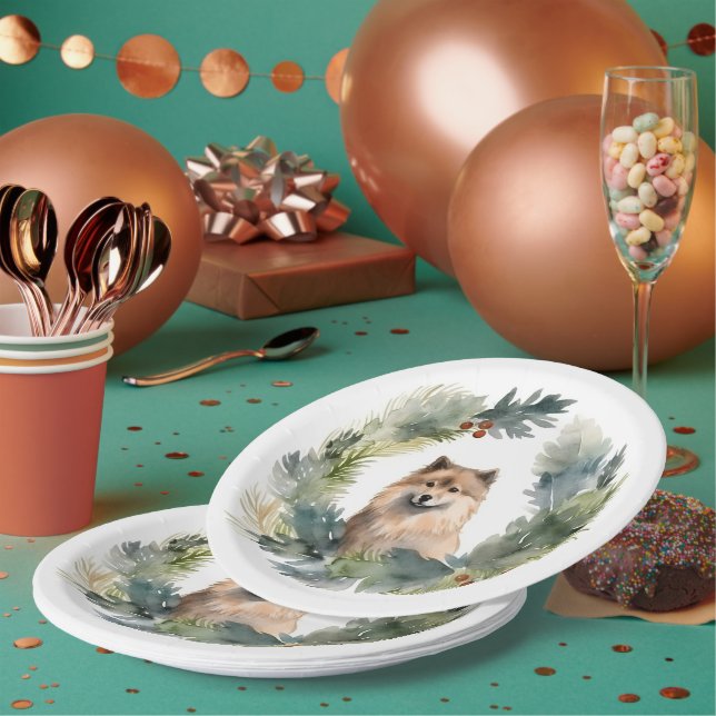 Plato De Papel Navidades finlandeses de lappund Wreath Festimes P (Multi)