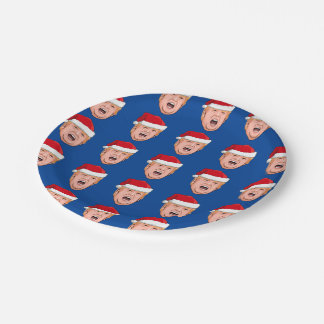 Plato De Papel Navidades furiosos de Donald Trump