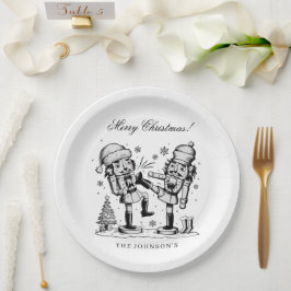 Plato De Papel Navidades graciosos de payasos personalizados