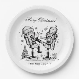 Plato De Papel Navidades graciosos de payasos personalizados