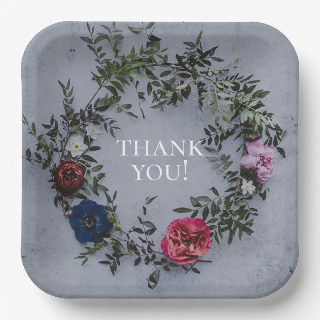 Plato De Papel Navidades hasta placas Fiestas personalizadas de 9 (Anverso)