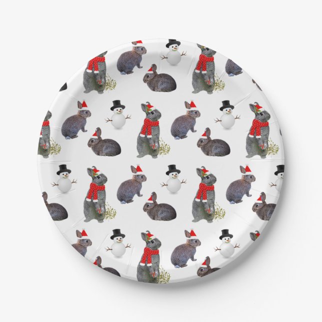 Plato De Papel Navidades Kits Placa de papel Fiesta (Anverso)