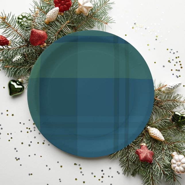 Plato De Papel Navidades lucen una simple fiesta de vacaciones ve (Subido por el creador)