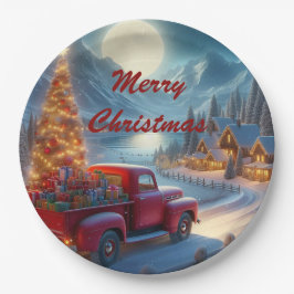 Plato De Papel Navidades mágicos hasta entrega