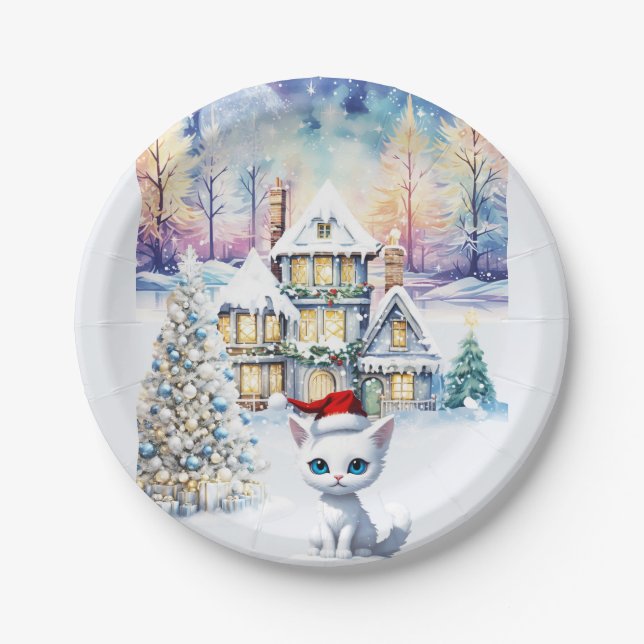 Plato De Papel Navidades MUY KIT KAT (Anverso)