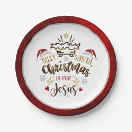 Plato De Papel NAVIDADES PARA JESUS Fiesta Infantil Cute