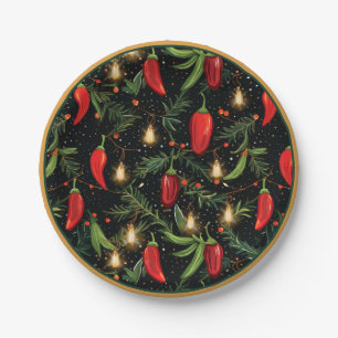 Plato De Papel Navidades Peppers