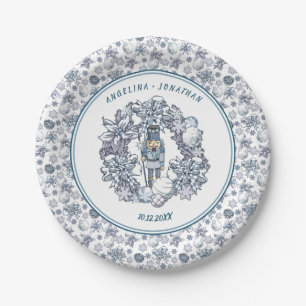 Plato De Papel Navidades personalizables Boda de la llaga de peta